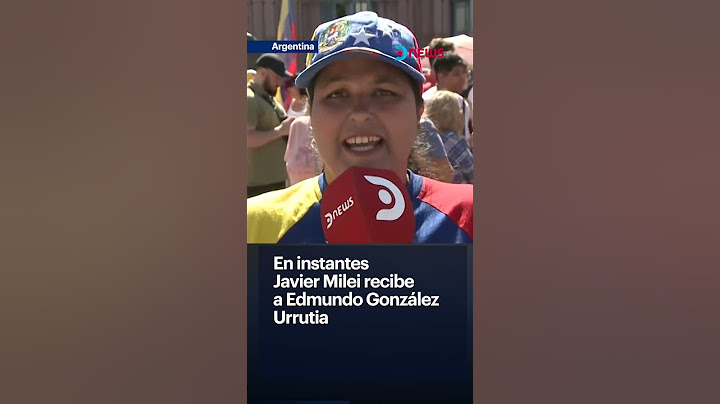 🇦🇷 En instantes Javier Milei recibe a Edmundo González Urrutia 🇻🇪