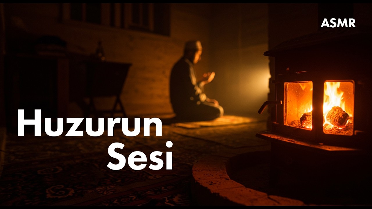 Deden Yanında Namaz Kılarken Sen Huzurla Uykuya Dal | Fısıltılı Namaz & Soba Sesi | ASMR
