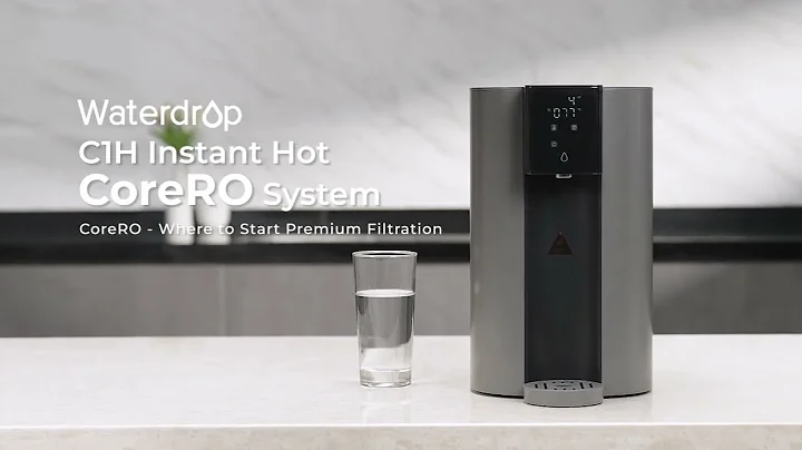 How to Install and Use Waterdrop CoreRO Instant Hot Countertop RO System?