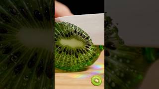 Cutting a Glass Mango 🍋🔪 &amp; Kiwi 🥝 | Satisfying Macro ASMR  ✨#shorts #viralshorts
