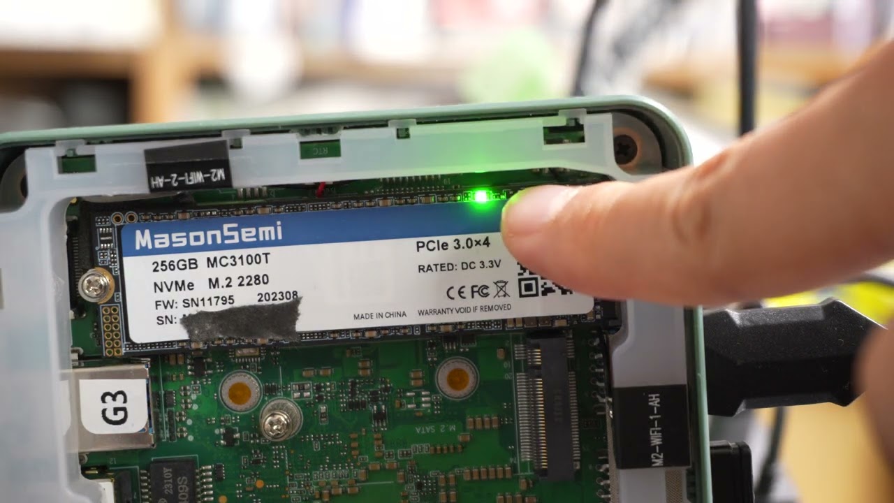 内蔵型SSD MasonSemi MC3100T 256GB NVMe M.2 SSD MasonSemi 256GB MC3100T M.2 2280 PCIe 3.0×4 NVMe SSD アクセス