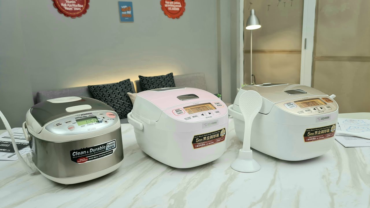Review & Unboxing Rice Cooker Digital Zojirushi Rice Cooker 0.5