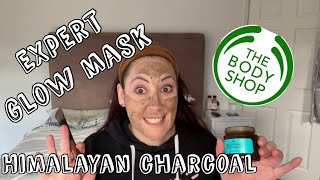 HIMALAYAN CHARCOAL EXPERT GLOW MASK/THE BODY SHOP/THE ORGANIC YORKSHIRE ROSE/SARAH FISHER