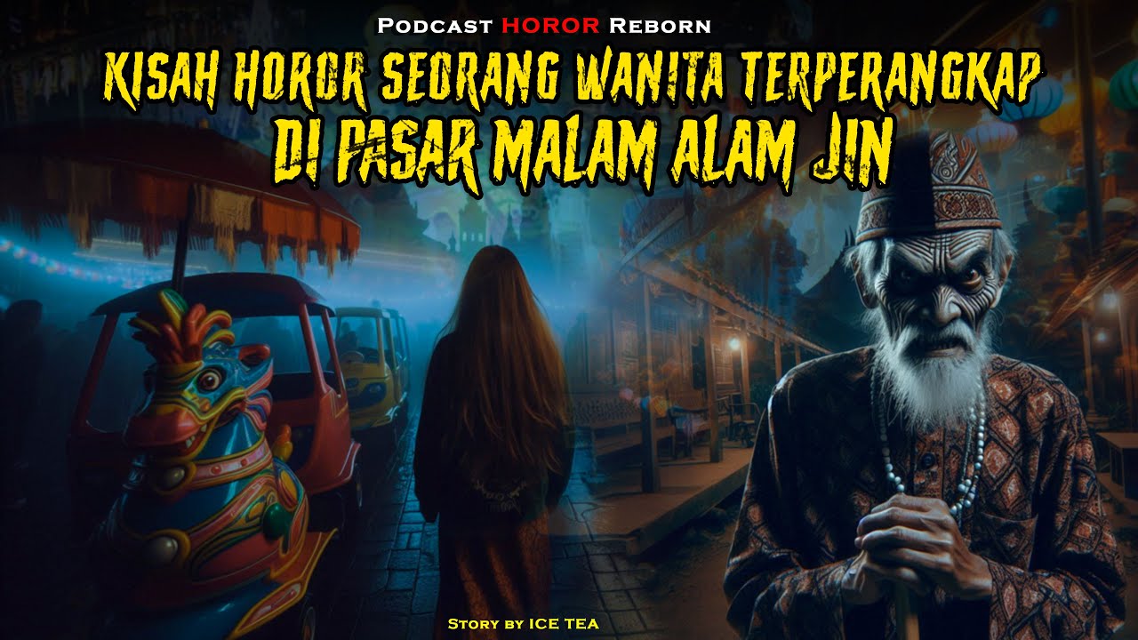 KISAH HOROR SOFI TERPERANGKAP DI PASAR MALAM ALAM JIN ‼️