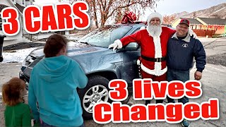 Giving 3 People Cars for CHRISTMAS