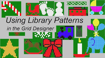 Using Library Patterns in the Grid Designer