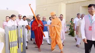 Sri Sri Sri Tridandi  Chinna Jeeyar Swamivaru - Abu Dhabi Temple Visit on Ratha Sapthami, 16-02-2024