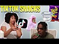 Trying VIRAL TikTok Snacks | Pickles w/ Cotton Candy | JALAPEÑO WITH CREAM CHEESE &amp; TAKIS
