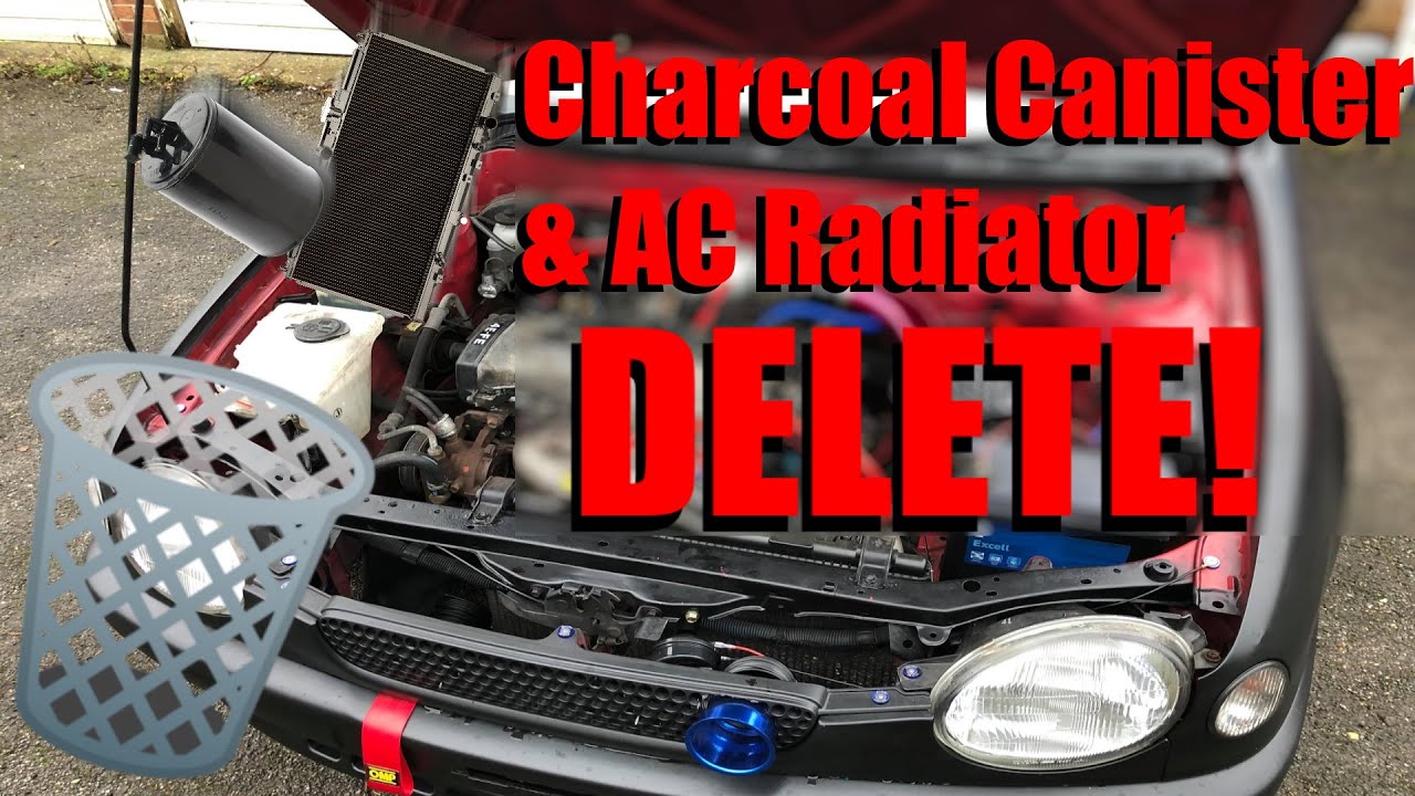 Charcoal Canister & AirCon Radiator Delete! (Toyota Corolla 1998/E11) YouTube