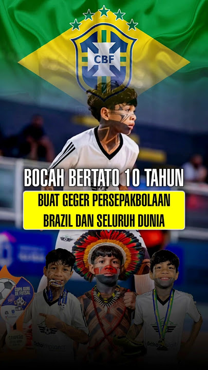 ⚽ 10-Year-Old Tattooed Boy Shocks Brazilian and World Football 🔥