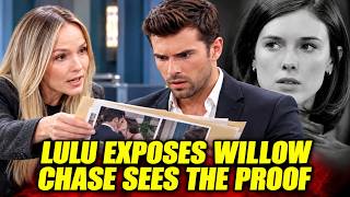 Lulu meets Chase, she reveals to him evidence of Willow's crimes General Hospital Spoilers