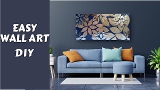 DIY Faux Leather Wall Art