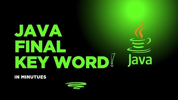 Java final Keyword Explained | Variables, Methods & Classes with Examples 🚀