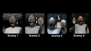 Granny 1, 2, 3, 4 NEW Nightmare Mode Jumpscares