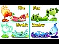 5 Team PEA &amp; VINE Plants Battlez - Who Will WIn? - PVZ 2 Team Plant vs Team Plant
