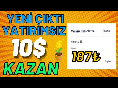 Yeni Çıktı Yatırımsız 10$ Ödeme Aldık - (KANITLI VİDEO ) İnternetten Para Kazanma Yolları 2022