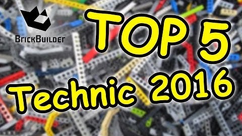 TOP 5 Lego Technic 2016 - Speed Build for Collectors
