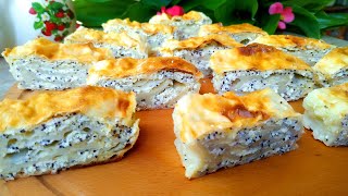 ПОДСЕЛИ МЫ НА ЭТУ ВКУСНЯШКУ! Дешево и Вкусно К ЧАЮ Рулетики  из лаваша, творога и мака