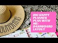 Big Happy Planner Plan with Me: Dashboard Layout