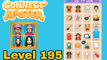 Connect master match puzzle level 195 solution walkthrough 