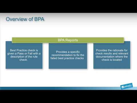 Best Practice Assessment (BPA) - Overview