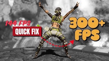 Simple Fix for Apex Legends (PC) capping at 144 FPS