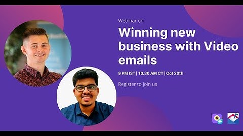 How to use videos for outbound emails | Sales tips for email marketing