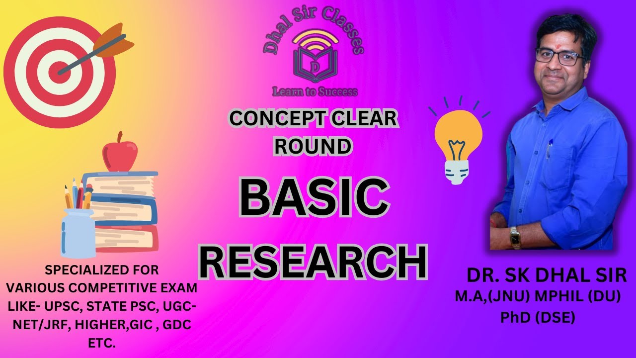 Basic Research | Concept Clear Round | DR. SK DHAL SIR | 