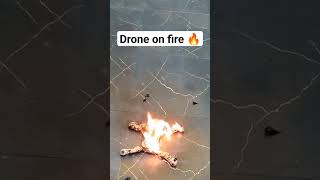 Drone jal gaya 🔥| i burned my drone 🎇 #facttech14 #shorts #tech #viral