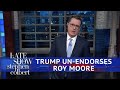 Late-Night Hosts Agree: After Roy Moore's Defeat, 'The Real Loser Here Is Donald Trump'