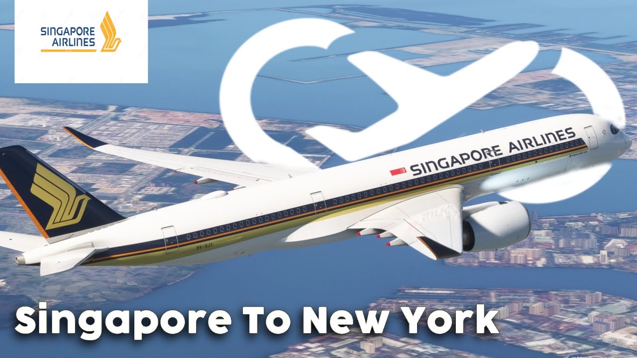 Infinite Flight Live: LONGEST FLIGHT IN THE WORLD | Singapore to New York