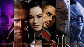 Mass Effect Characters #1 - Speed Painting by Facundo Morello