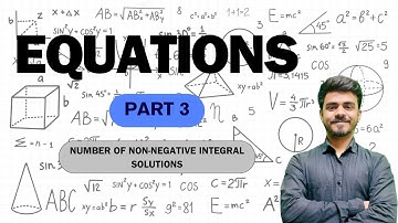 Equations | Part 3 | Number of Integral Solutions | Hritik Raj
