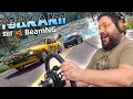 Fuir un tsunami sur beamng