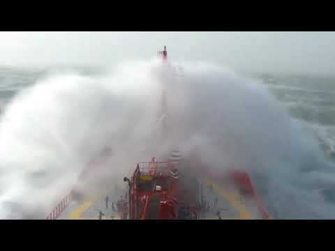 Ship in Storm | Chemical Tanker Facing Storm Force 12