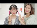 ASMR 절친이 해준 쿨톤 메이크업 (근데 나 웜톤인데..?) | Best Friend Does Pink Makeup To Me (Sub✔️)