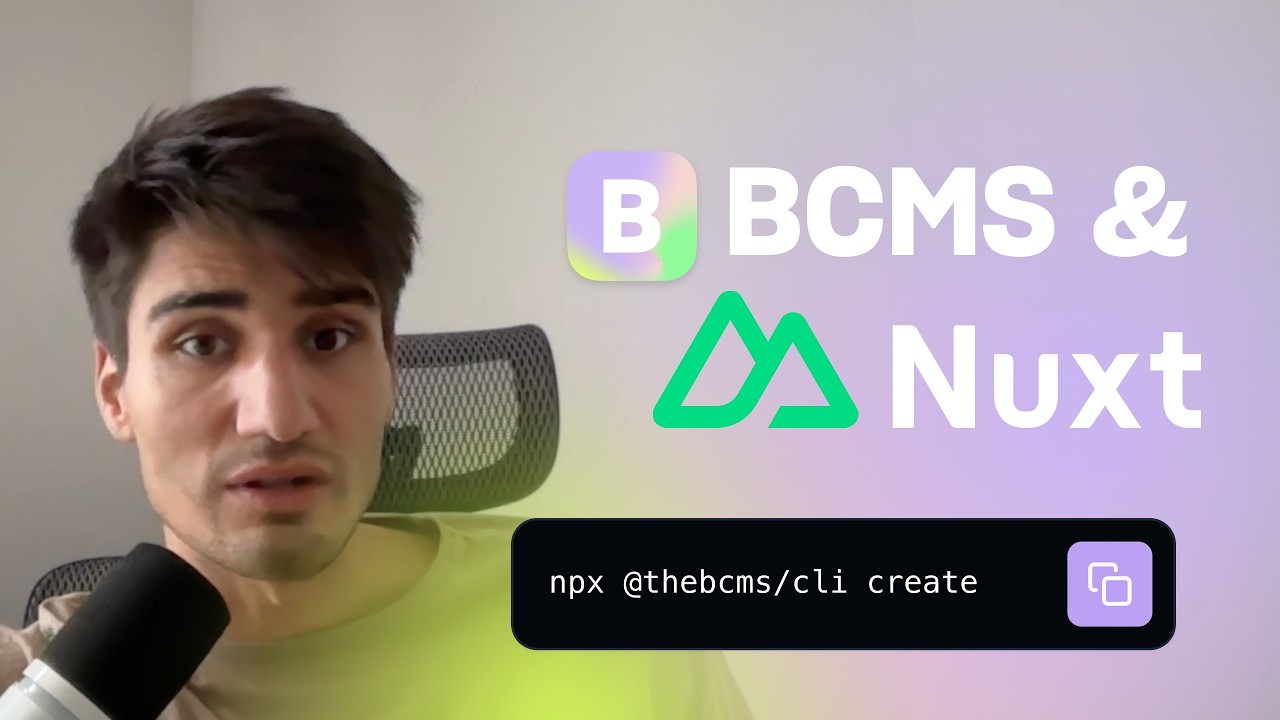 Getting Started with Nuxt.js and BCMS - YouTube