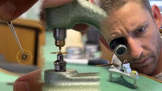 Vintage Rolex GMT 1675 Balance Staff Replacement Tutorial (Super Technical for 1570 Movements)
