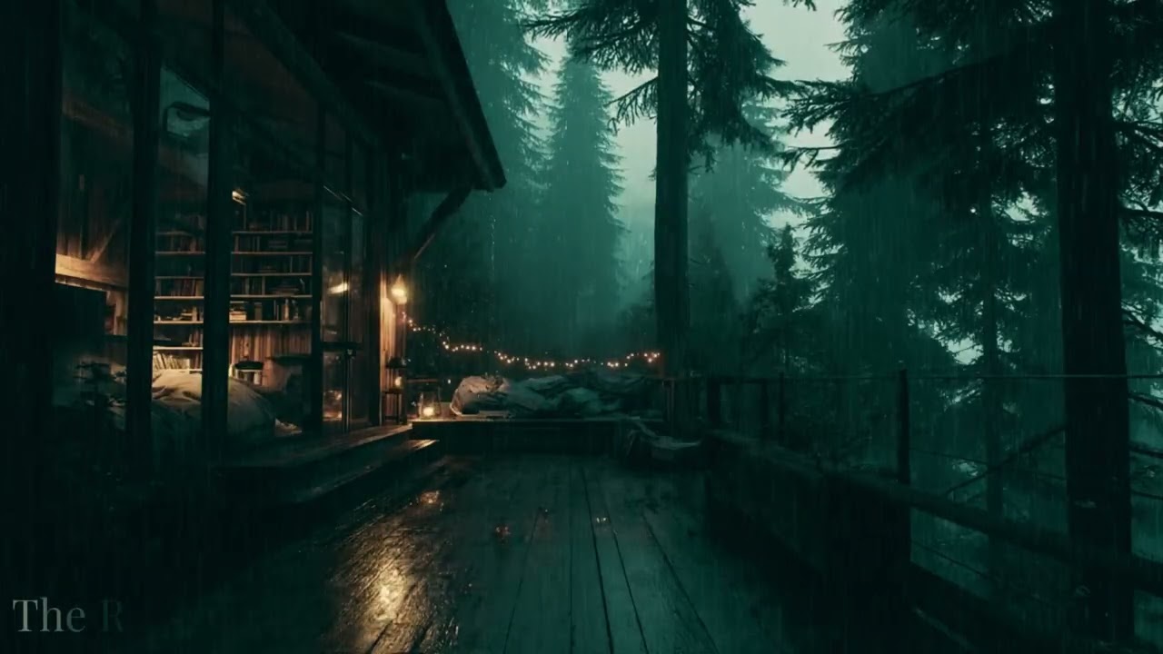 Open the Window and Lie Down in Bed | Let the Sound of Rain Wash Away Your Stress
