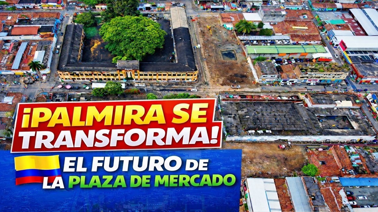 Así será la NUEVA Gran Plaza de Mercado de Palmira! 🚀 El proyecto que transformará la ciudad