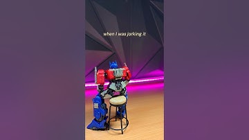 Optimus Prime War Stories 😱 #stopmotion #youcantmakethisstuffup