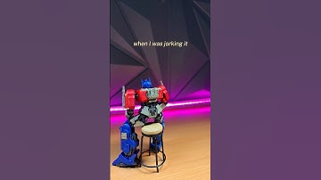 Optimus Prime War Stories 😱 #stopmotion #youcantmakethisstuffup