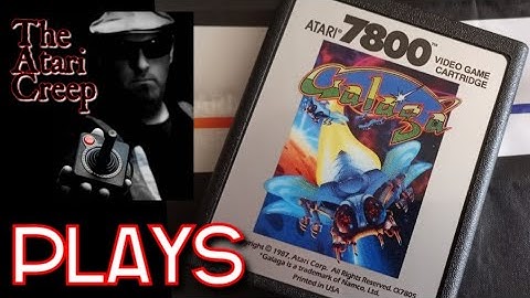 Galaga (Enhanced) Atari 7800 | The Atari Creep
