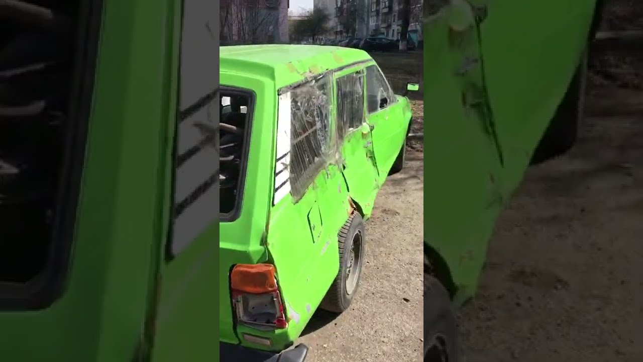 А старушка то валит! Разбил стекло на Corolla KE72, мотором A8 4.2