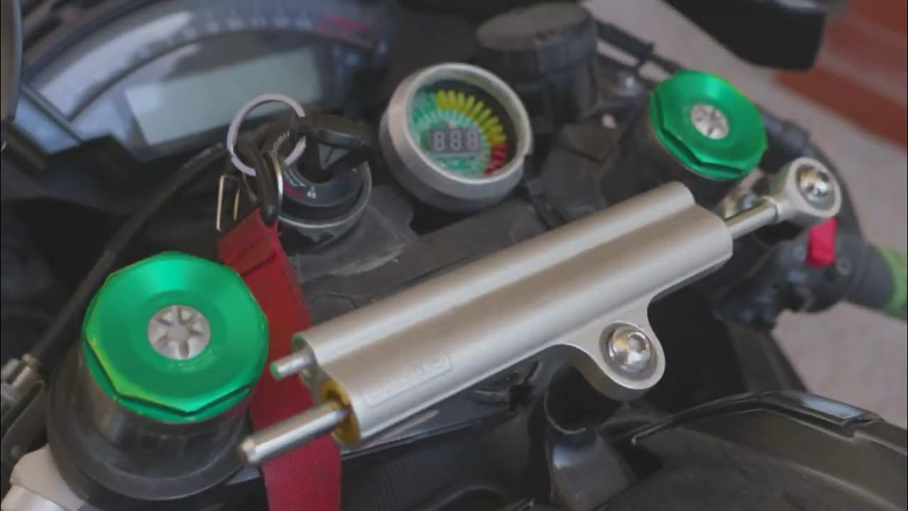 How To Lower A Motorcycle Installing Lowering Links Steering Damper