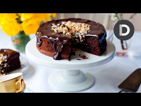BEST CHOCOLATE CAKE EVER: Dark Chocolate Hazelnut Cake...
