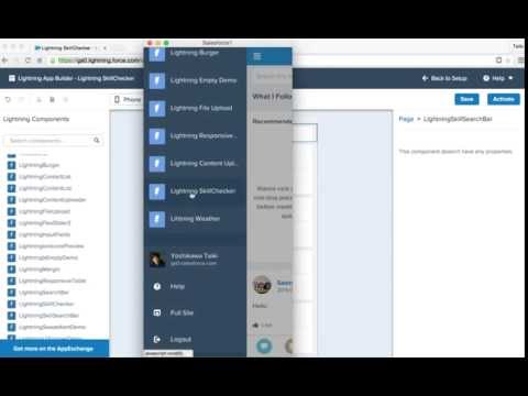 Force.com Demo #72 - Lightning Skill Checker Ver2
