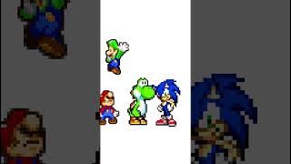 Mecha Sonic Always Ruins The Family Photo.