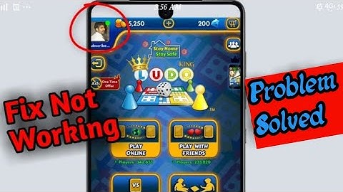 How to Fix Ludo king Not Working Problem Solved