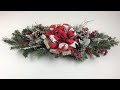 How to make a Cardinal Centerpiece Swag with Wreath Decor by Dawn